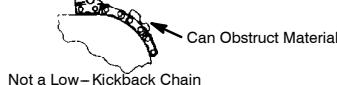 POULAN PRO PP4018 - KICKBACK SAFETY FEATURES - 4