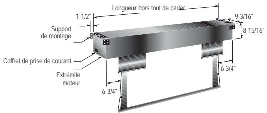 DA-LITE TENSIONED DUAL MASKING ELECTROL - Options : - 1