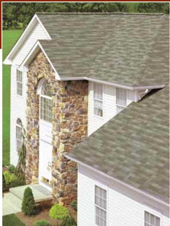 GAF RESIDENTIAL ROOFING FULL-LINE - Bardeaux à Trois Pattes Tableau de Disponibilité des Couleurs - 1