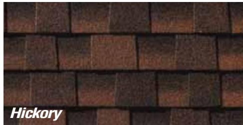 GAF RESIDENTIAL ROOFING FULL-LINE - Most Popular Colors (Disponibles partout au pays) - 6