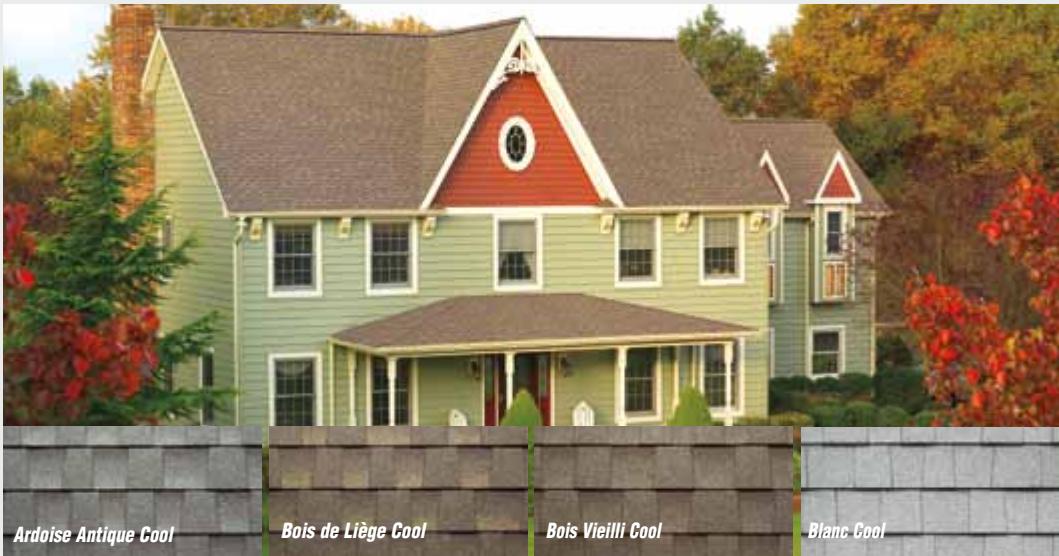 GAF RESIDENTIAL ROOFING FULL-LINE - Séries Cool (Disponible partout au pays) - 1