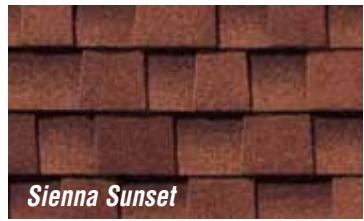 GAF RESIDENTIAL ROOFING FULL-LINE - Regional Colors (Voir le tableau sur la page opposée pour la disponibilité) - 5