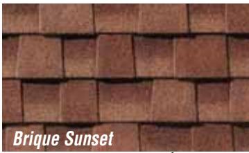 GAF RESIDENTIAL ROOFING FULL-LINE - Regional Colors (Voir le tableau sur la page opposée pour la disponibilité) - 8