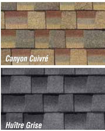 GAF RESIDENTIAL ROOFING FULL-LINE - Regional Colors (Voir le tableau sur la page opposée pour la disponibilité) - 7