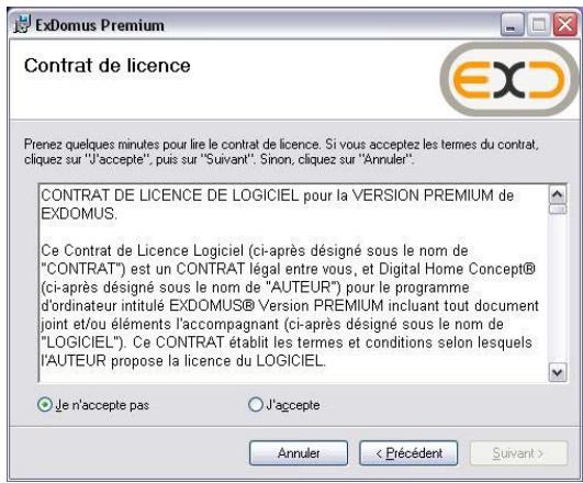 DIGITAL HOME CONCEPT EXDOMUS PREMIUM 1 - Installation serveur - 2