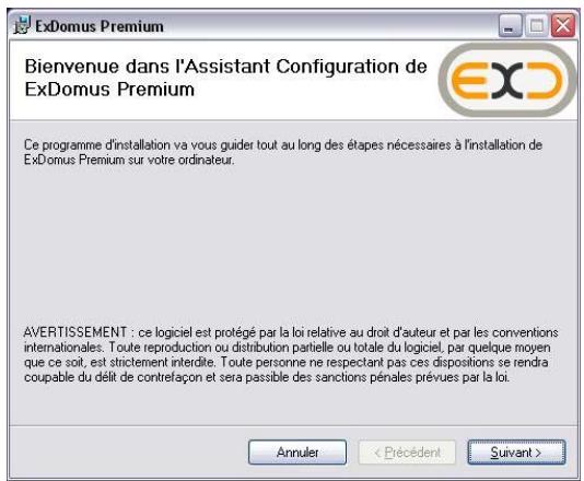 DIGITAL HOME CONCEPT EXDOMUS PREMIUM 1 - Installation serveur - 1