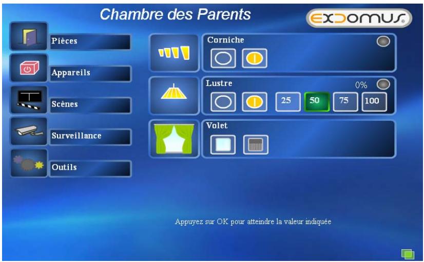 DIGITAL HOME CONCEPT EXDOMUS PREMIUM 1 - Sous-menu « Pièces » - 4
