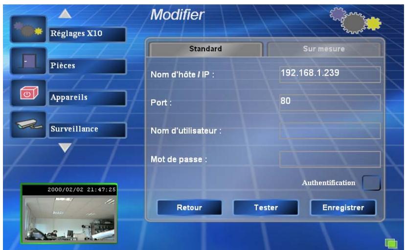 DIGITAL HOME CONCEPT EXDOMUS PREMIUM 1 - Caméra Standard : - 5