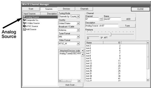 HAUPPAUGE WINTV-HVR-950 - Recherche des chaînes - 2