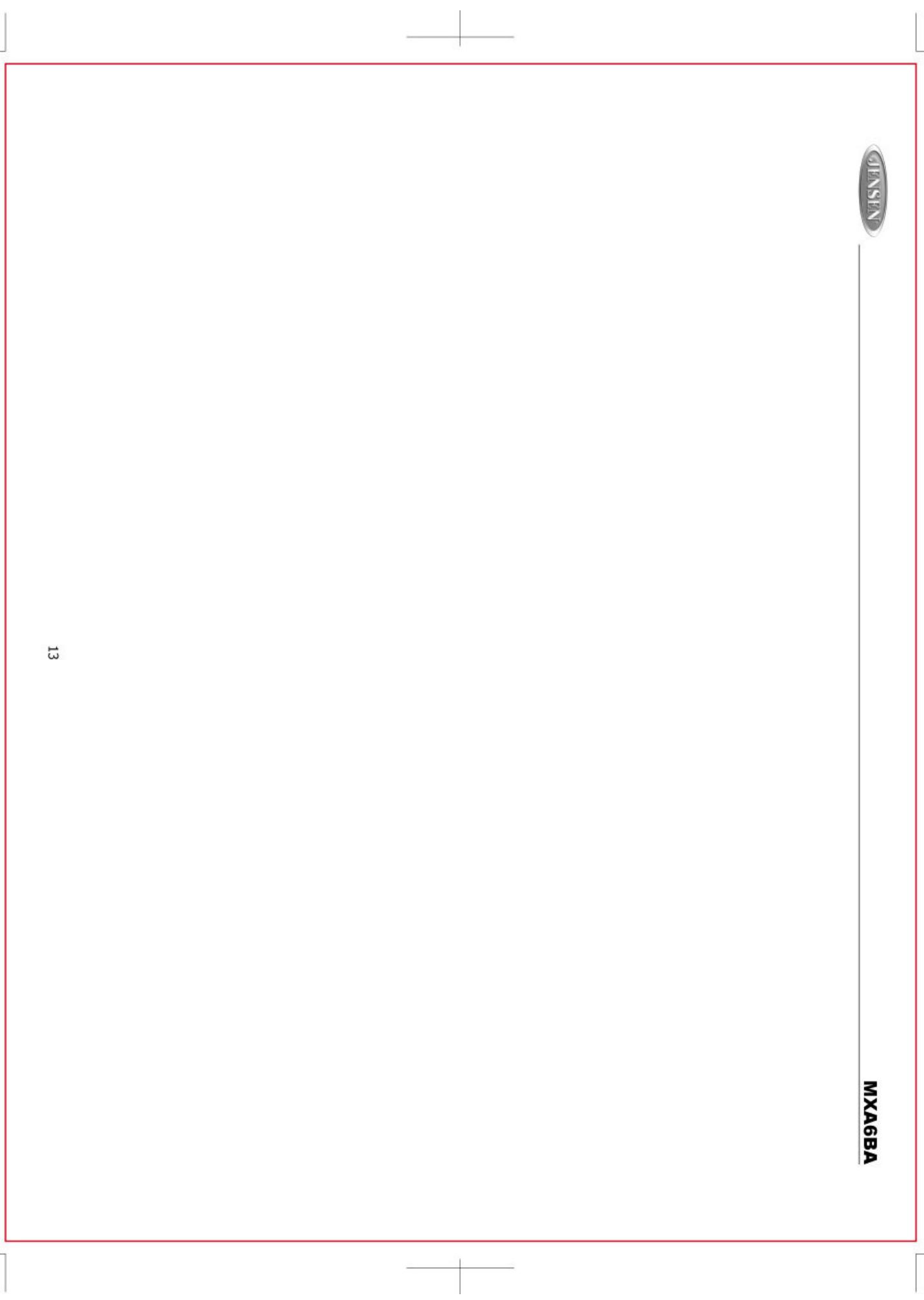 JENSEN VOYAGER MXA6BA - PHASE - 1