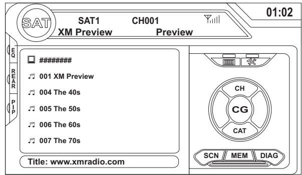 JENSEN VOYAGER VM9022 - Channel Guide Mode - 1
