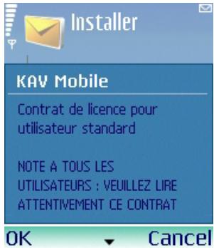 KAPERSKY ANTI-VIRUS MOBILE 6.0 - Installation de Kaspersky Antivirus - 6