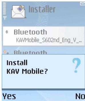 KAPERSKY ANTI-VIRUS MOBILE 6.0 - Installation de Kaspersky Antivirus - 2