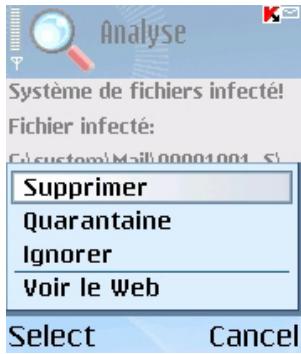 KAPERSKY ANTI-VIRUS MOBILE 6.0 - Exécution manuelle d'une analyse - 2