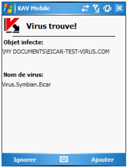 KAPERSKY ANTI-VIRUS MOBILE 6.0 - Analyse à la demande - 3