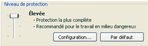 KAPERSKY INTERNET SECURITY 6.0 - Sélection du niveau de sécurité du courrier - 1