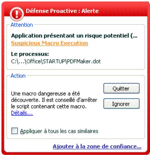 KAPERSKY INTERNET SECURITY 6.0 - Ajout d'exclusion sur l'onglet Regles d'exclusion : - 4