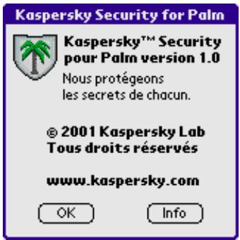 KAPERSKY SECURITY - Affichage des détails de l'application et de la licence - 1