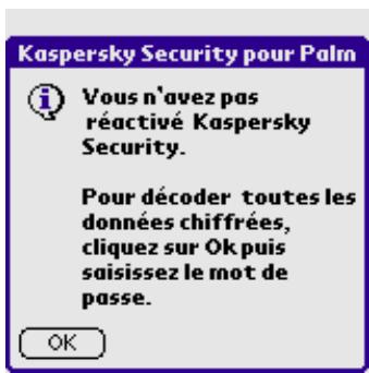 KAPERSKY SECURITY - Boîte de dialogue - 1