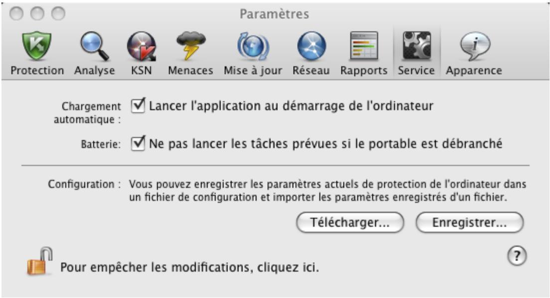 KASPERSKY LAB ANTI-VIRUS 8.0.5 - CONFIGURATION DU MODE D'ÉCONOMIE DE LA CONSOMMATION ÉLECTRIQUE - 1