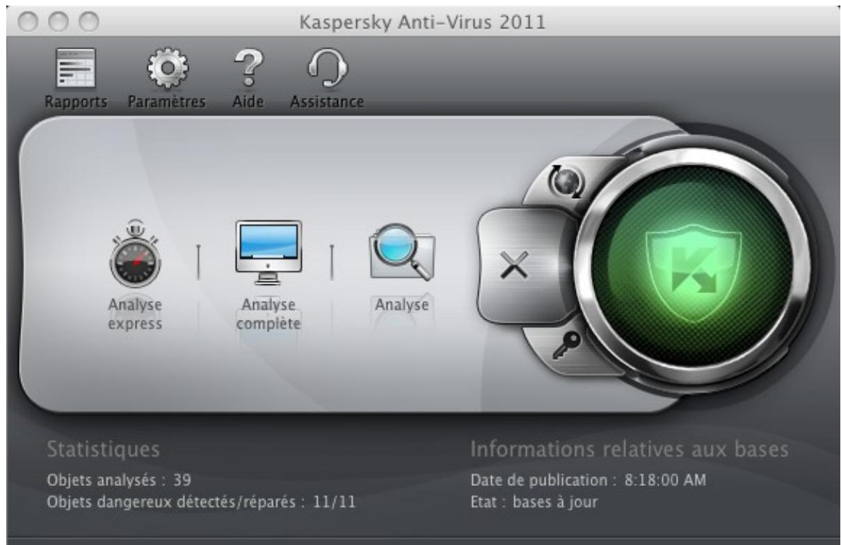 KASPERSKY LAB ANTI-VIRUS 8.0.5 - LANCEMENT/ARRÊT DES TÂCHES LIÉES À LA RECHERCHE DE VIRUS - 2