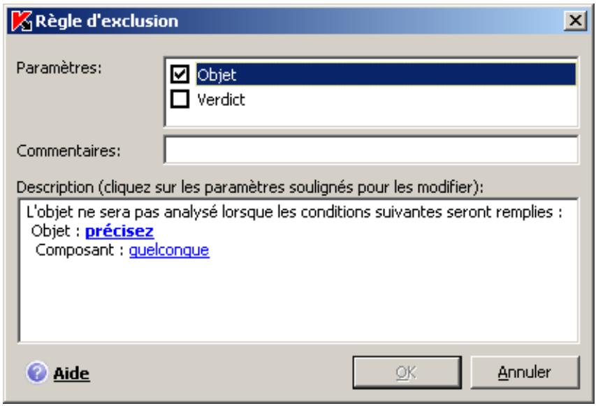 KASPERSKY LAB ENDPOINT SECURITY 8.0 - Création d'une règle d'exclusion - 1