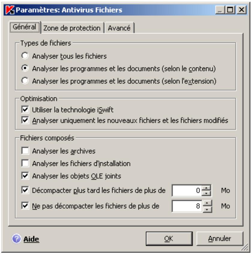 KASPERSKY LAB ENDPOINT SECURITY 8.0 - CONFIGURATION DE L'ANTIVIRUS FICHIERS - 1