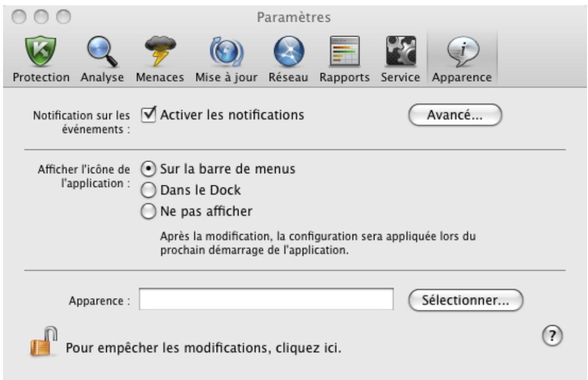 KASPERSKY LAB ENDPOINT SECURITY 8.0 - CONFIGURATION DE L'INTERFACE DE KASPERSKY ENDPOINT SECURITY - 1