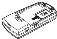 PANTECH G-3900 - Installation/retrait de la carte SIM - 2