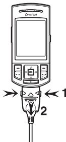 PANTECH G-3900 - Chargement de la batterie - 2