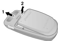 PANTECH PG-3500 - Retrait de la batterie [4.2] - 1