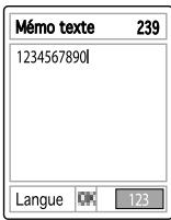 PANTECH PG-3500 - Utilisation du mode 123 - 1