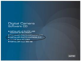 SEALIFE DC600 - Pour installer Photo Express: - 1