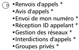 TRIUM COSMO - Organisation du menu - 3