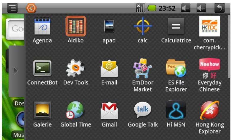 EGO SYSTEMS MID 7 - Paramètres de messagerie - 1