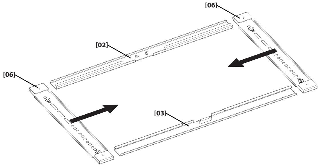 SANUS SYSTEMS VLF311 - Assembling TV Brackets for TV's with irregular or obstructed backs - 5