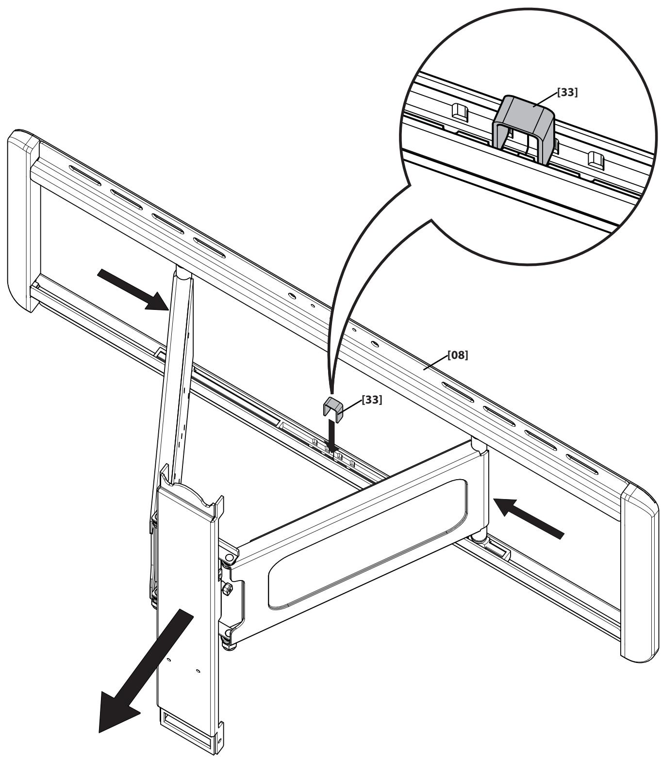 SANUS SYSTEMS VLF311 - To prepare the wall plate for mounting: - 1