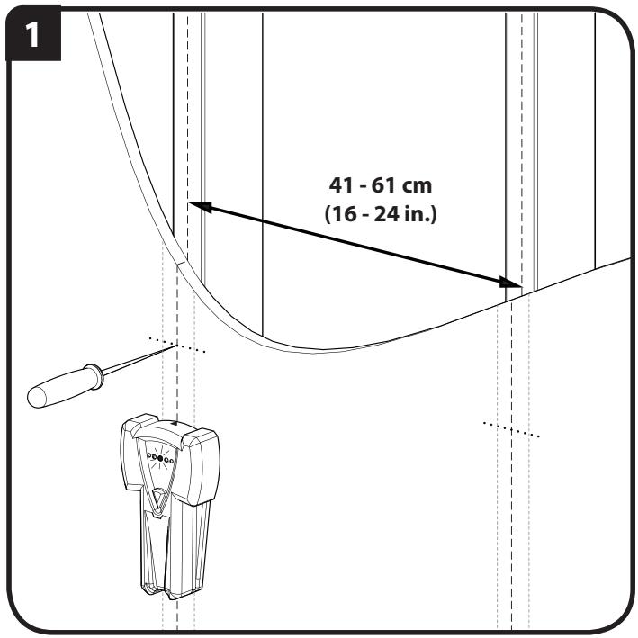 SANUS SYSTEMS VLF311 - To prepare the wall plate for mounting: - 2