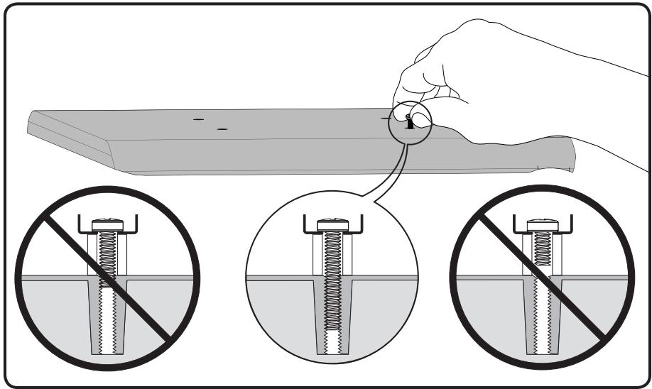 SANUS SYSTEMS VLF311 - Install brackets to TVs with irregular or obstructed backs - 1
