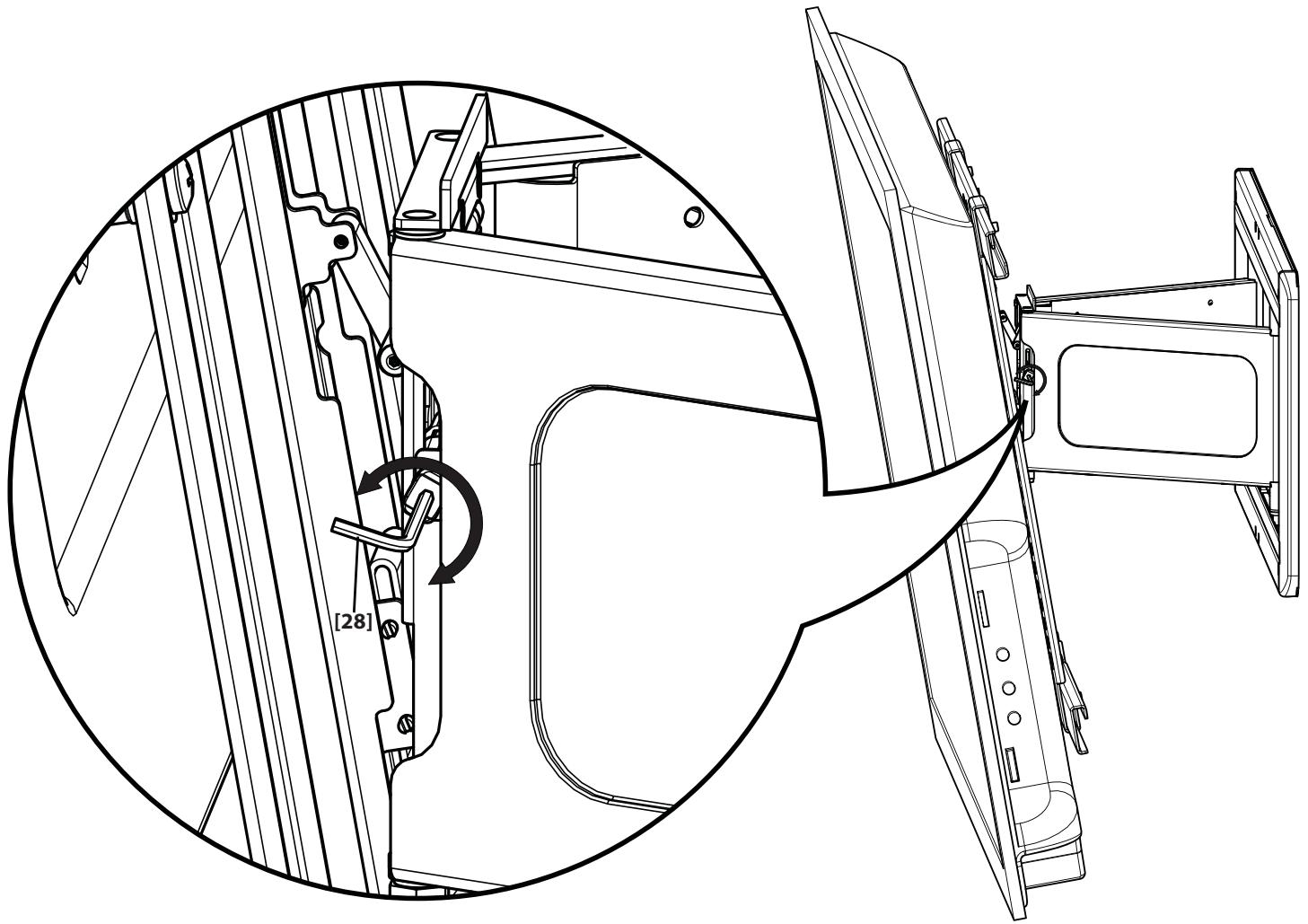 SANUS SYSTEMS VLF311 - Adjustments - 1