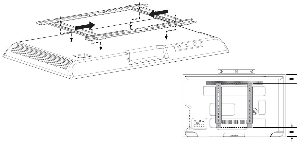 SANUS SYSTEMS VLF311 - Assembling TV Brackets for TV's with flat backs - 2