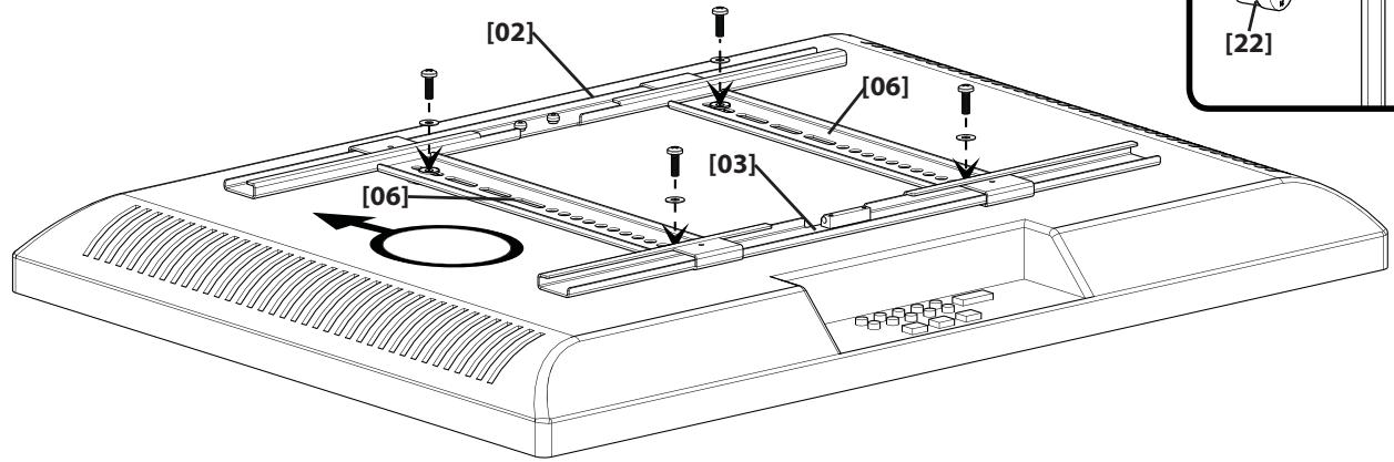 SANUS SYSTEMS VLF311 - Assembling TV Brackets for TV's with irregular or obstructed backs - 10