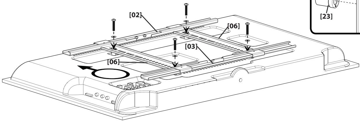 SANUS SYSTEMS VLF311 - Assembling TV Brackets for TV's with irregular or obstructed backs - 18
