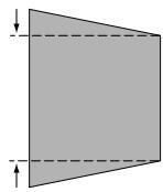 ASK PROXIMA C445 - Distorsion trapezoidale horizontale - 2