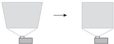 ASK PROXIMA M9 - Correction automatique de la distorsion trapézoidale - 1