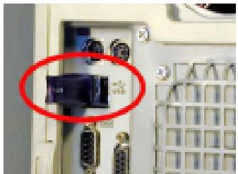 ERENIS ADAPTATEUR USB VERS FAST ETHERNET - RACCORDEMENT DE L'ADAPTATEUR USB-ETHERNET AU PORT USB DU PC - 2