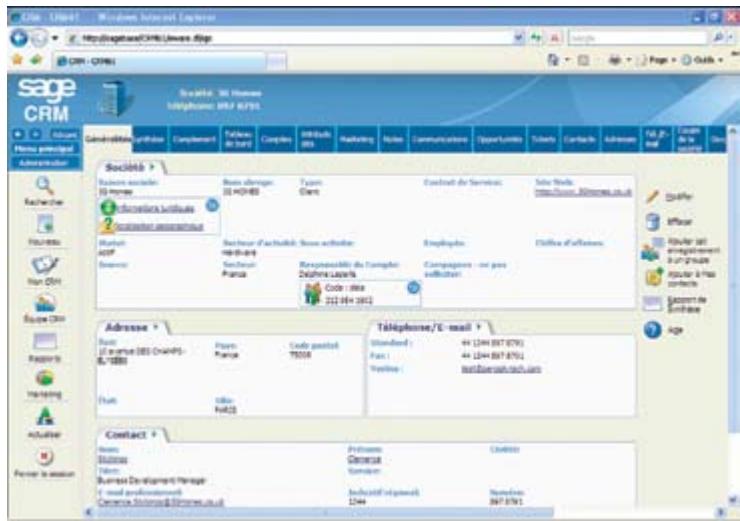 ACCPAC SAGECRM - Une vue complète des interactions de votre entreprise avec les clients - 2