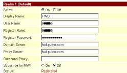 AIRLIVE VOIP-111A - Service Domain Settings - 1