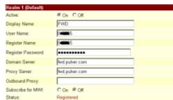 AIRLIVE VOIP-111A - Service Domain Settings - 1