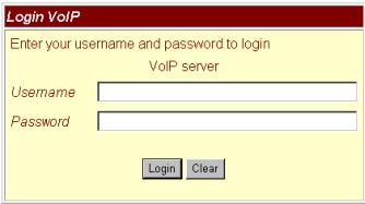 AIRLIVE VOIP-111A - Web Login - 2